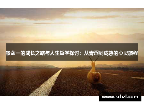 景菡一的成长之路与人生哲学探讨：从青涩到成熟的心灵旅程